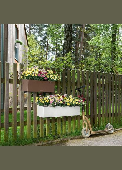 Розумний вазон Balconera Color 50 8 л сірий 15673 Lechuza (316627683)