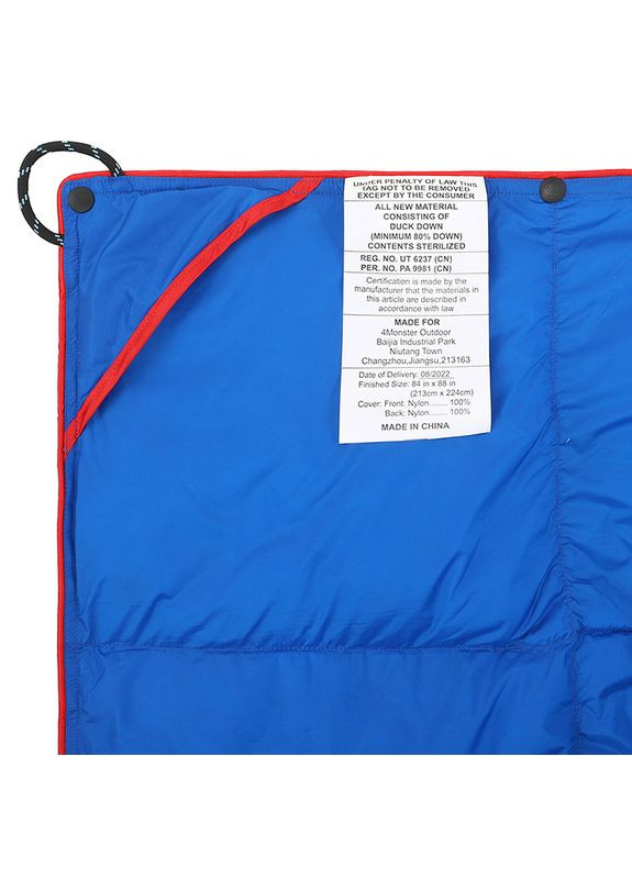 Одеяло туристическое Puffy Down Blanket CBKR-234 Синий (59622008) 4monster (293650053)
