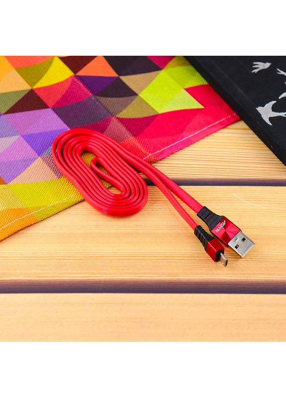 Кабель A158 Silicone USB – Micro 2.4A/1.2м- красный Aspor (367602707)