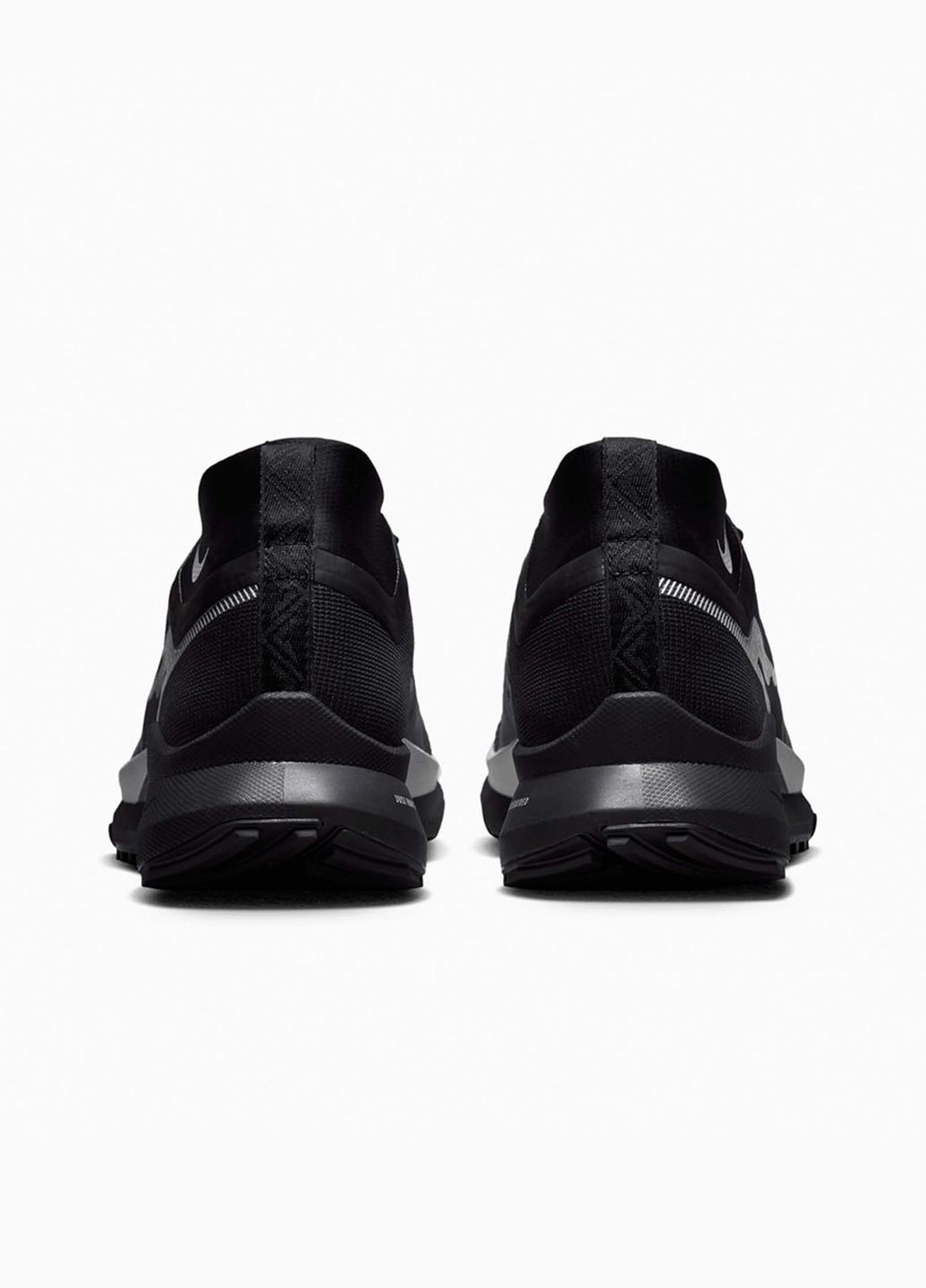 Сірі всесезон кросівки чоловічі react pegasus 4 gore-tex dj7926-001 весна-осінь текстиль мембрана чорні Nike