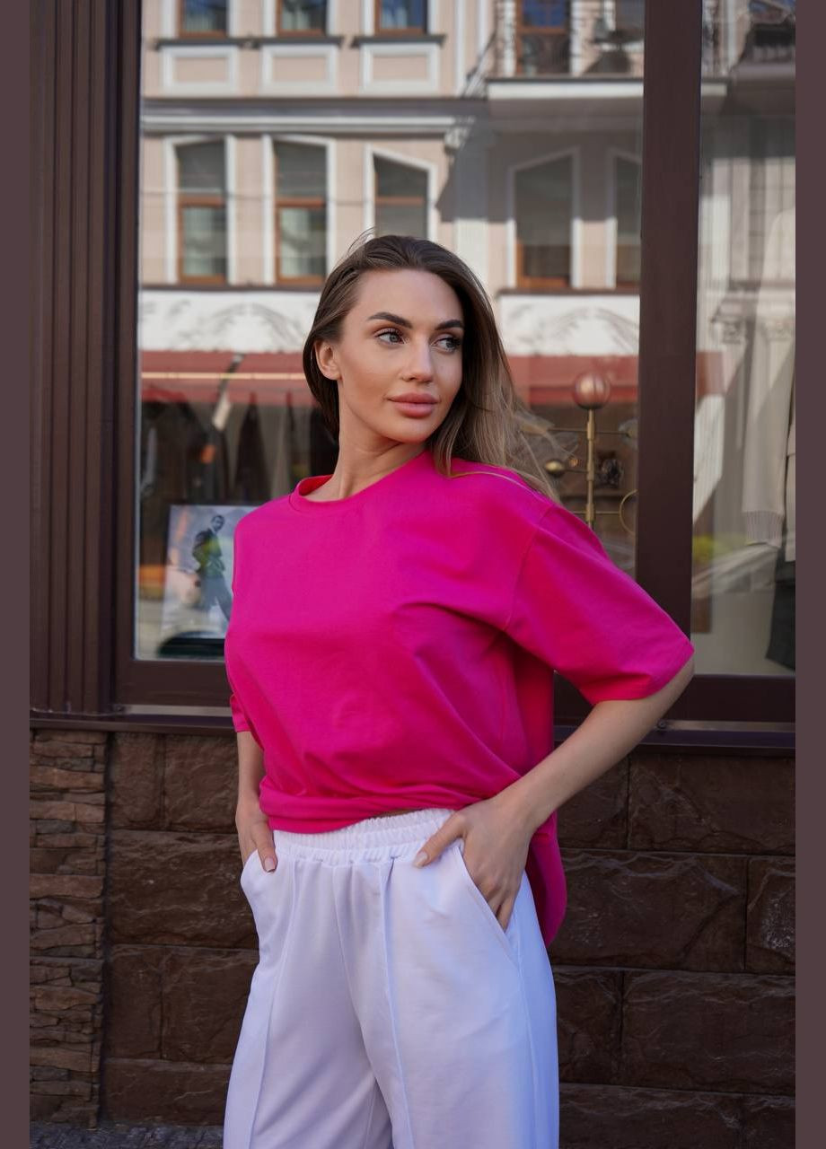 Женская футболка свободного кроя MonCher - (346055360)