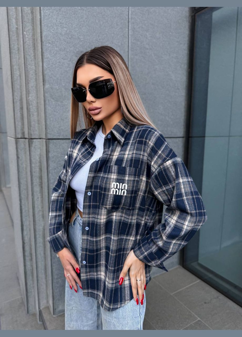 Сорочка в клітинку фланель-котон,Туреччина No Brand (341999466)