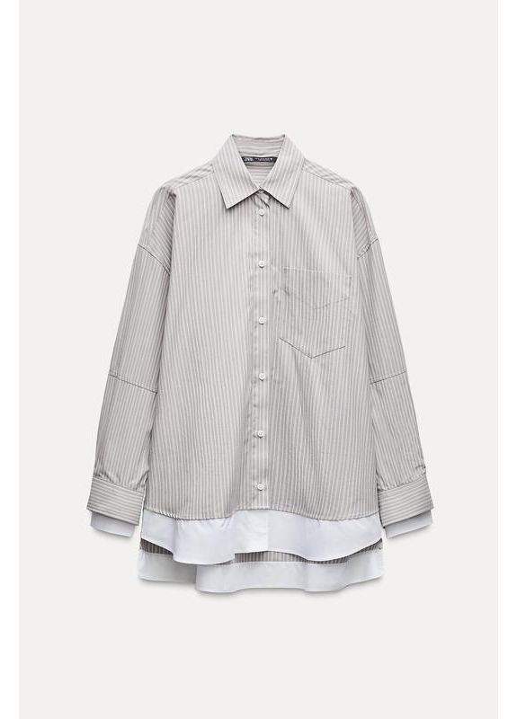 Серая рубашка Zara