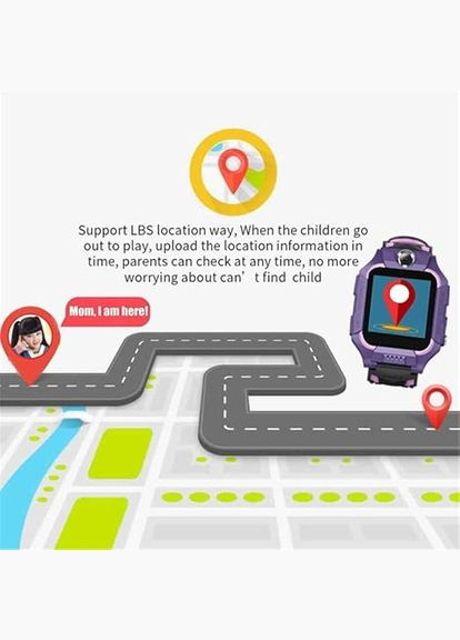 Смарт-часы 4G GPS с SIM-картой водонепроницаемые No Brand (314824497)