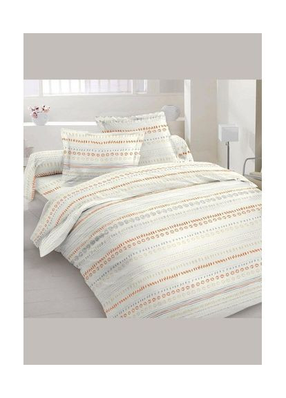 Евро комплект постельного белья 100% Хлопок 200х220 см Ble-1019 Vital-Textile (367262629)