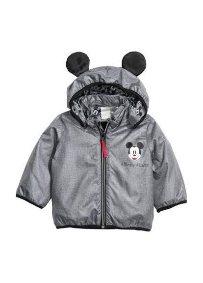 Сіра демісезонна вітровка H&M