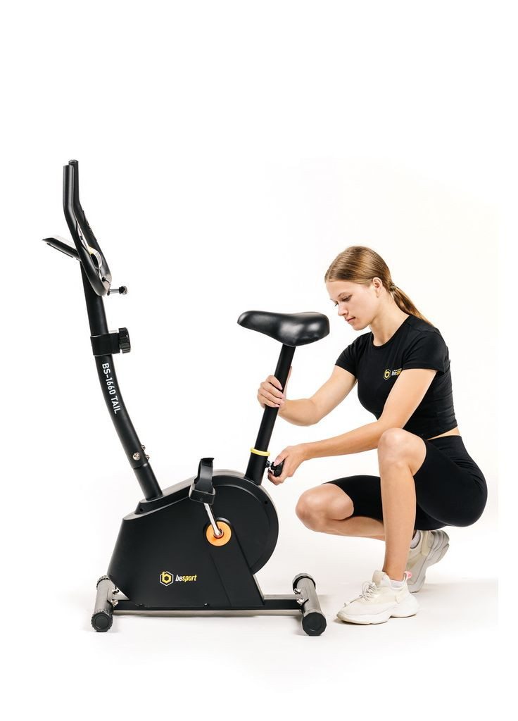 Велотренажер BS-1660 TAIL магнітний чорно Besport (301538555)