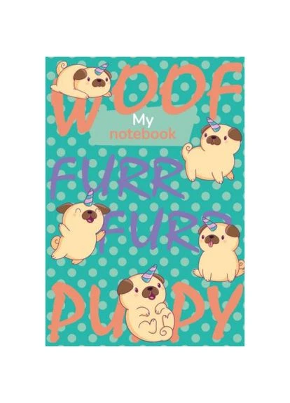 Блокнот А6/32л. " " /ЗК-16/ # серия "FUNNY PETS" карт.обл., блок офс, СКОБА (1/100) Рюкзачок (393786997)