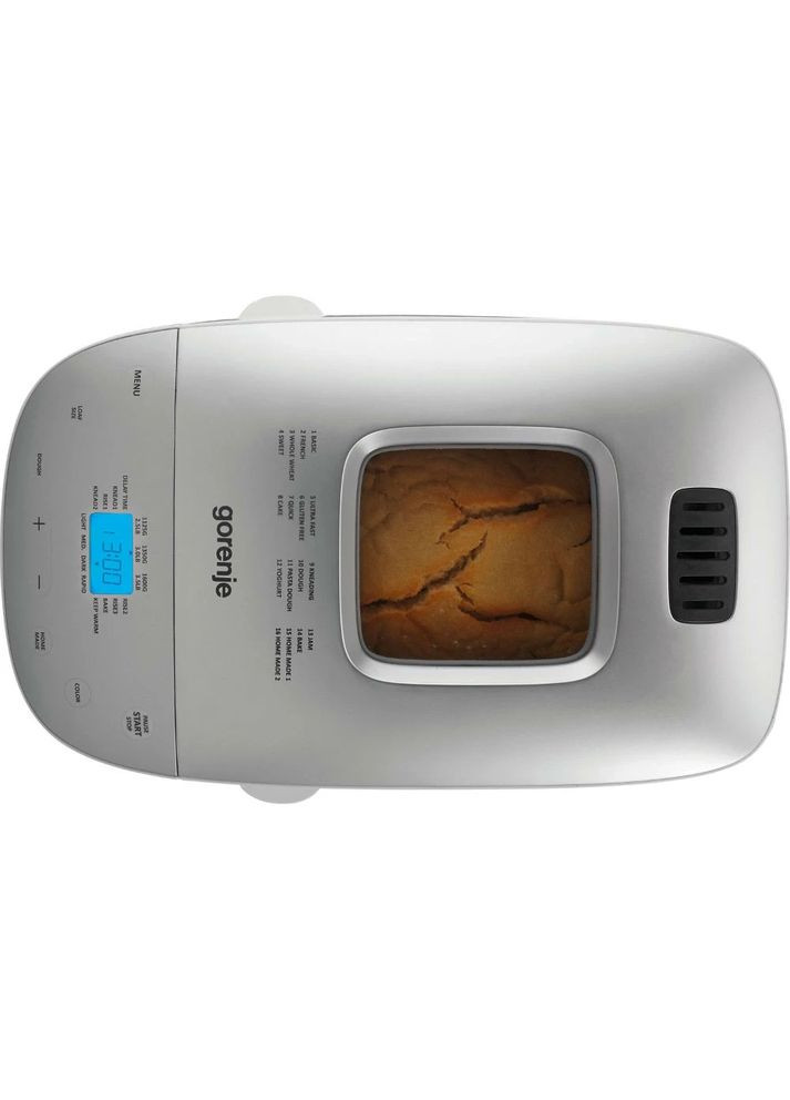 Хлібопічка XXL Loaf Size BM1600WG Stainless steel UA Gorenje (368631296)