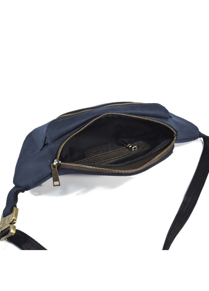 Сумка бананка напоєна синя шкіряна, сумка на пояс RK-3012-3md TARWA (298684023)