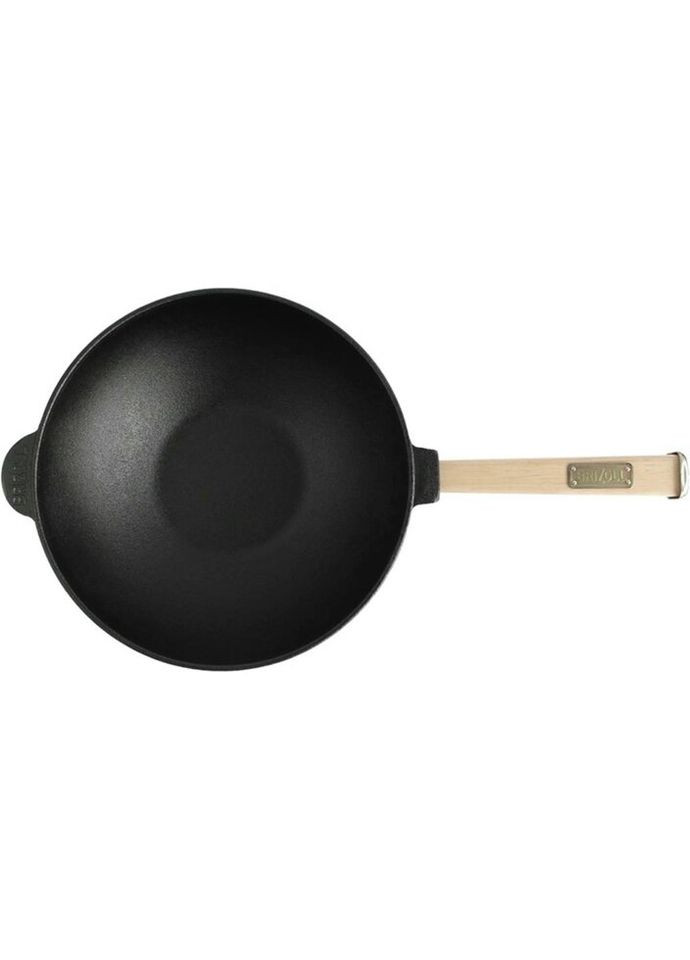 Сковорода Wok W24H 24х7 см 2.2 л черная Brizoll (319163824)