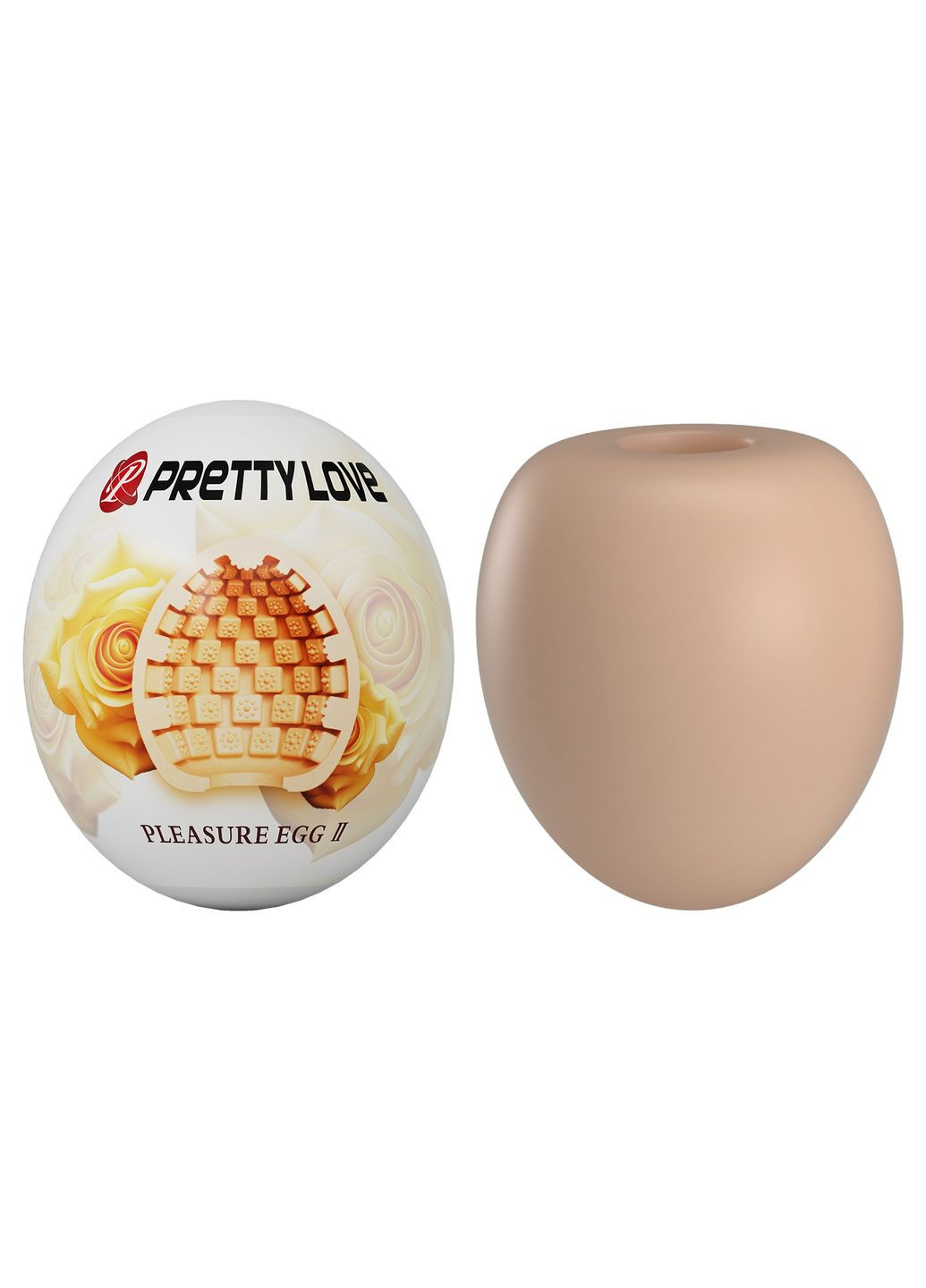 Мастурбатор яйце Pleasure Egg бежевий Pretty Love (361670002)