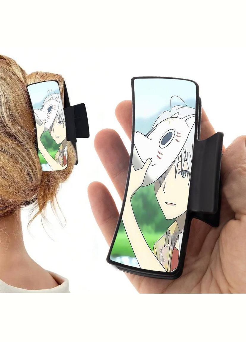 Заколка крабик для волос Аниме В лес где мерцают свечи #0005 черный No Brand (315630900)