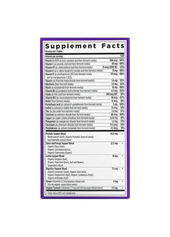 Мультивитамины для Мужчин 40+, Every Man's,, 48 таблеток New Chapter (370188711)