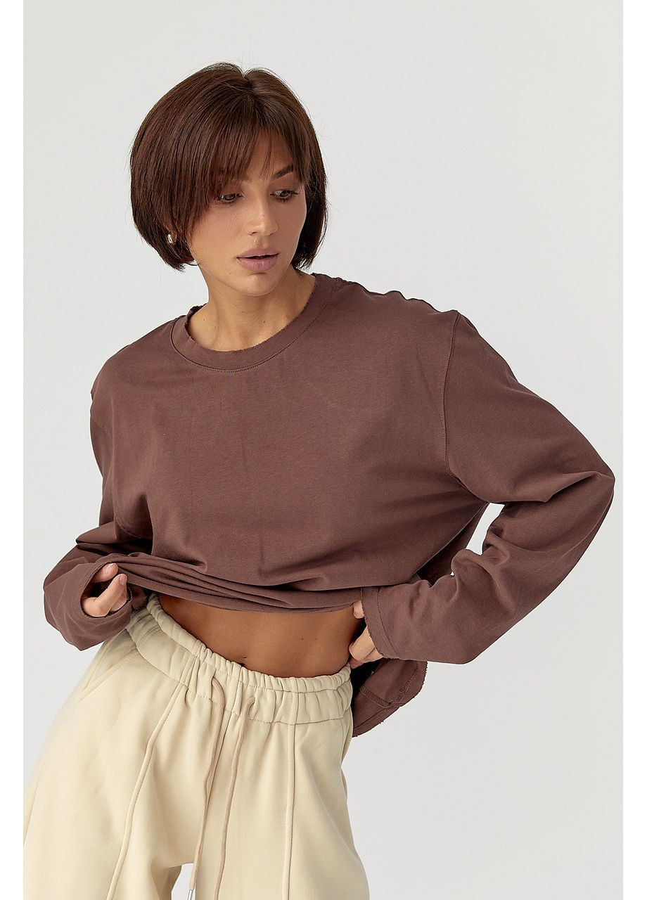 Однотонный базовый лонг oversize - светло-серый цвет Lurex (364967834)