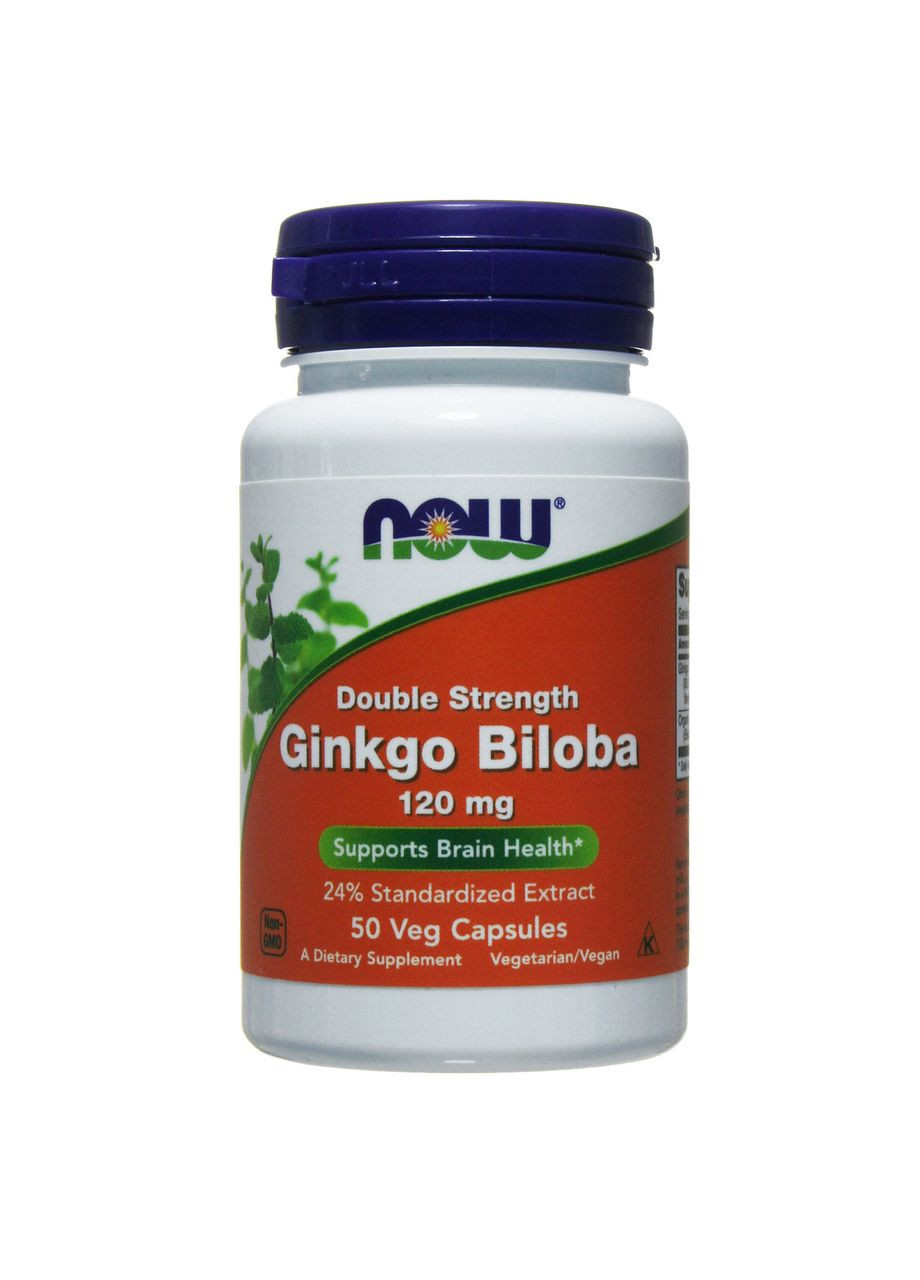 Гінкго Білоба, Ginkgo Biloba,, 120 мг, 50 капсул Now Foods (364312911)