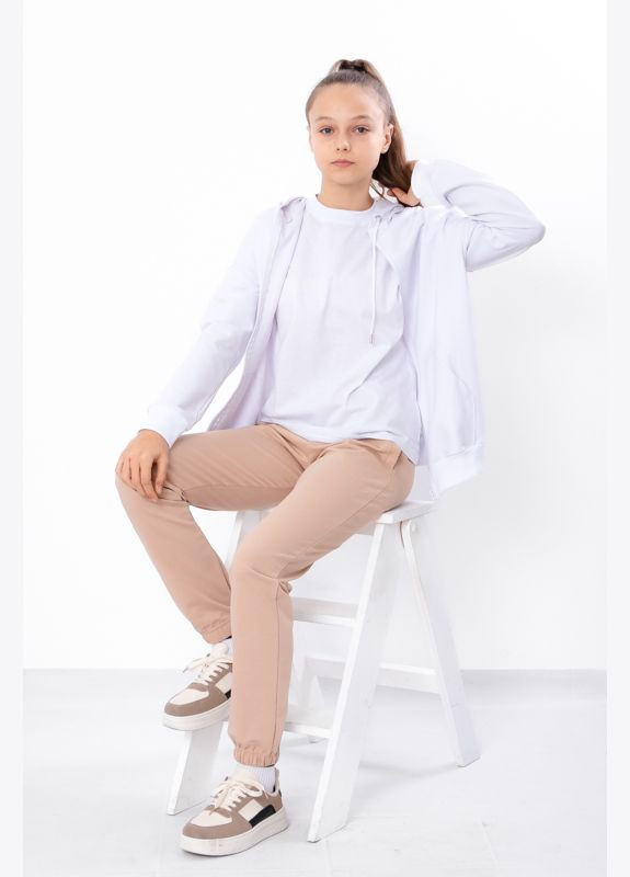 Спортивні однотонні штани-джогери для дівчинки (p-8273) Носи своє (322070132)