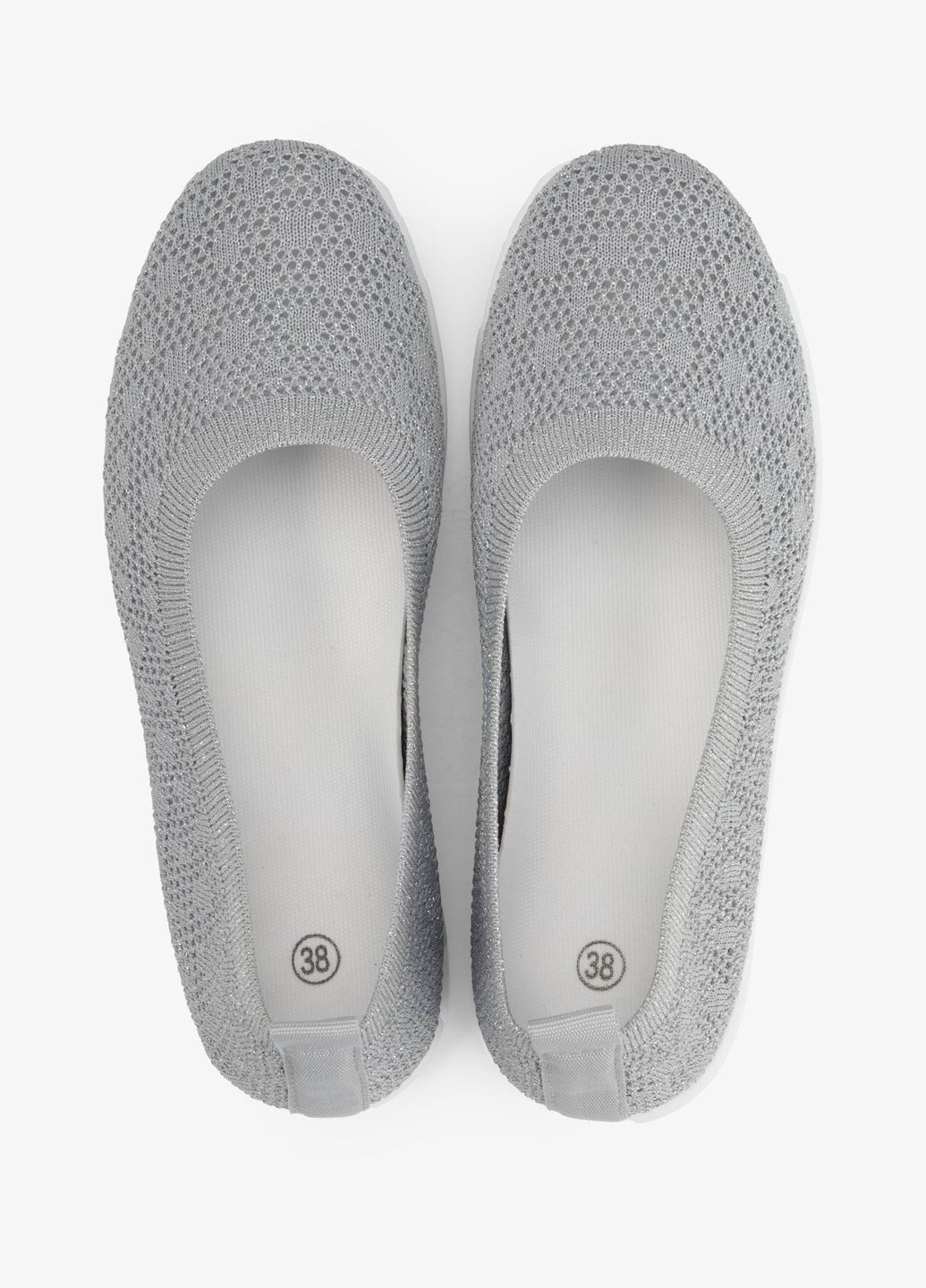 Женские балетки женские zy2024-17a серый shop (2000991006034) | серые (362745136)