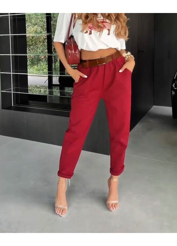 Зручні штани які гарантують комфорт та стиль Пояс в комплекті No Brand (354700082)