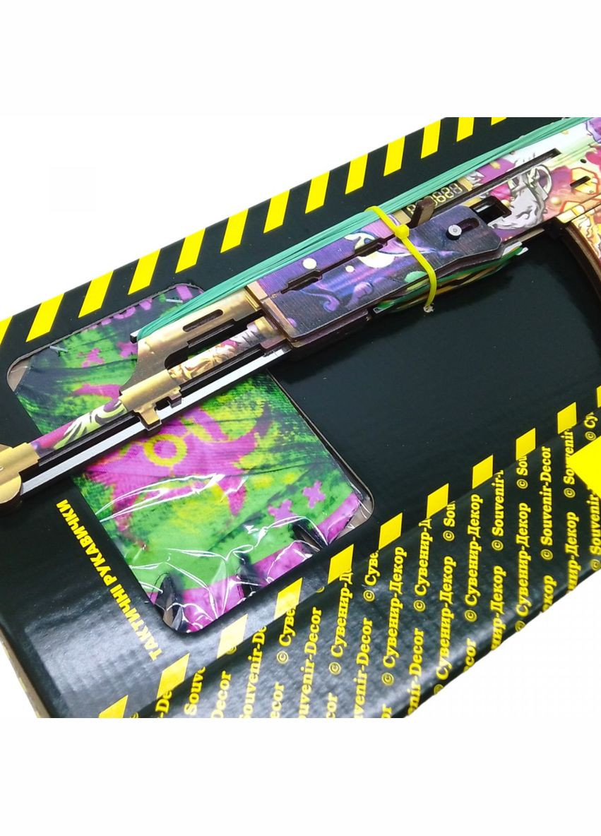 Деревянный игровой набор "Автомат резинкострел: AK Mirage" MIC (292630306)