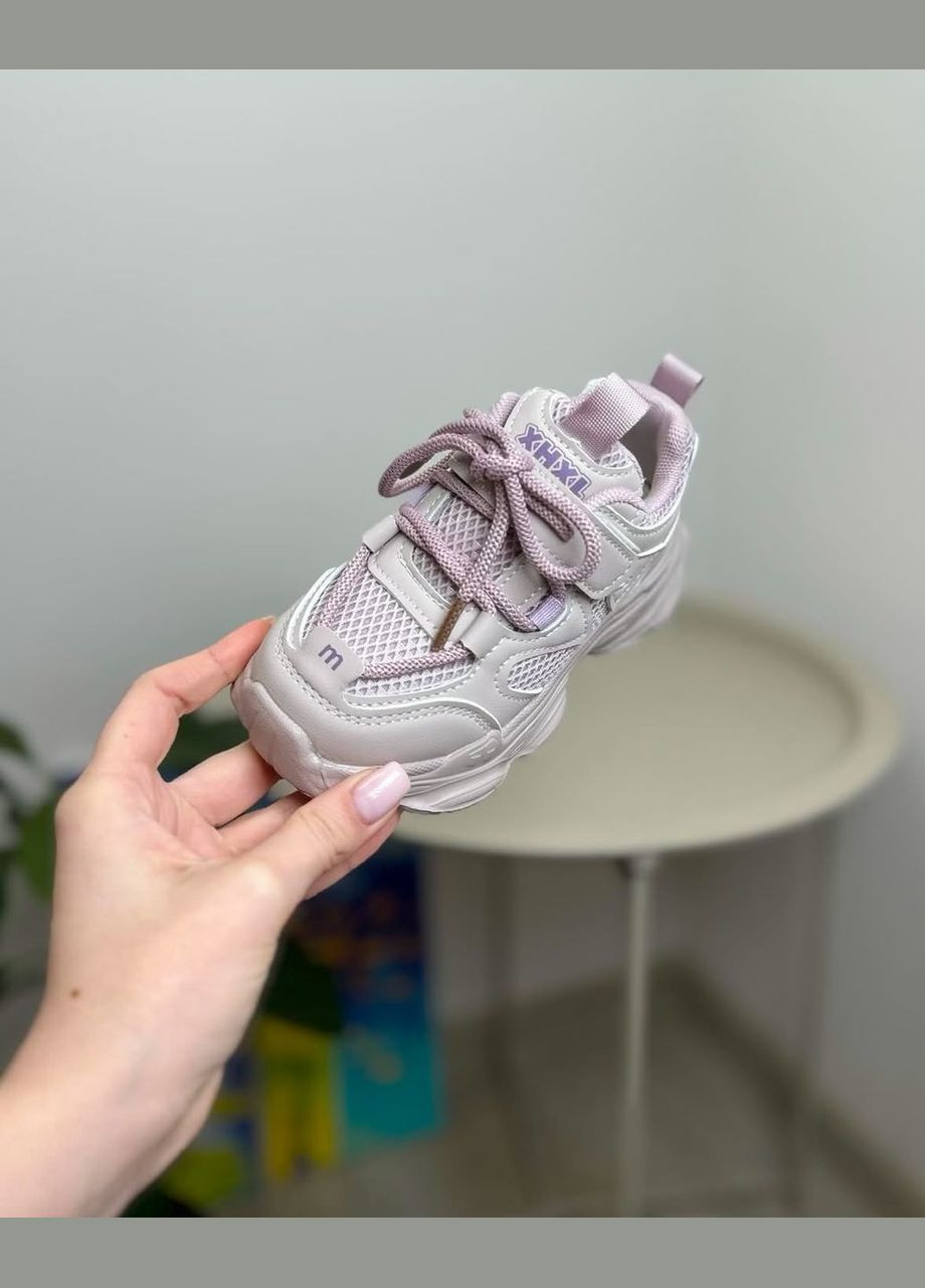 Рожеві всесезонні дитячі кросівки рожеві 1285 No Brand