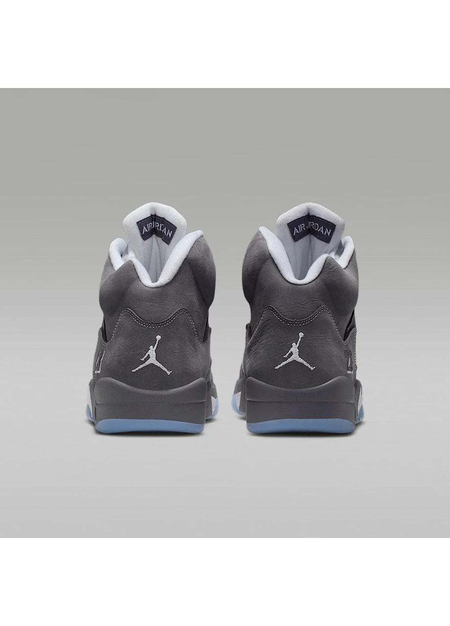 Комбіновані кросівки 5 retro grey/blue dd0587-002 демісезон Air Jordan