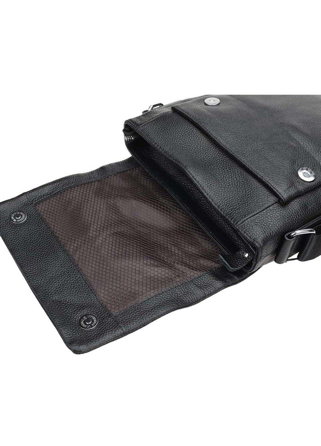 Сумка-мессенджер Borsa Leather 1t9168-black (282718819)