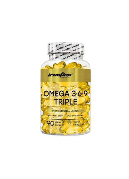Жирні кислоти Omega 3-6-9 Triple, 90 капсул Ironflex (324420761)