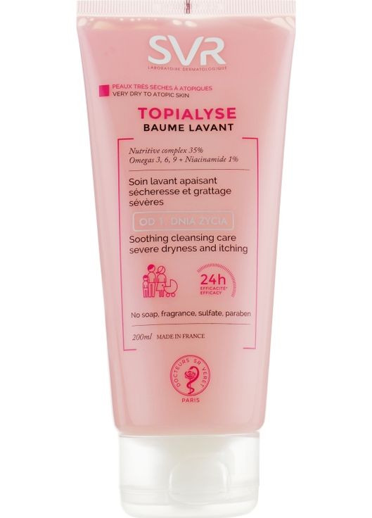 Очищающее средство для лица и тела Topialyse Baume Lavant 400ml (596943-20730) SVR (368634255)
