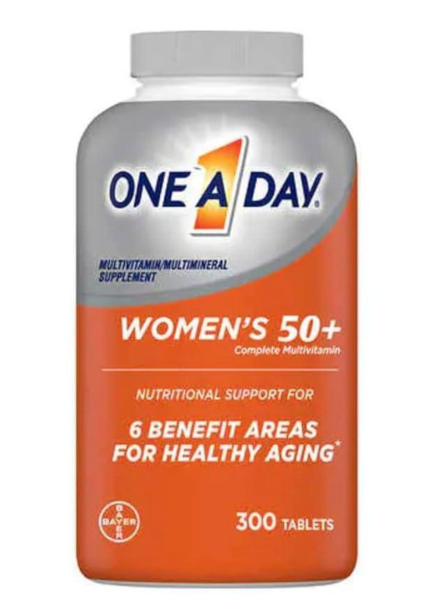 Мультивітаміни для жінок 50+ One A Day Women’s 50+ Multivitamin 300 таблеток Bayer (361932780)