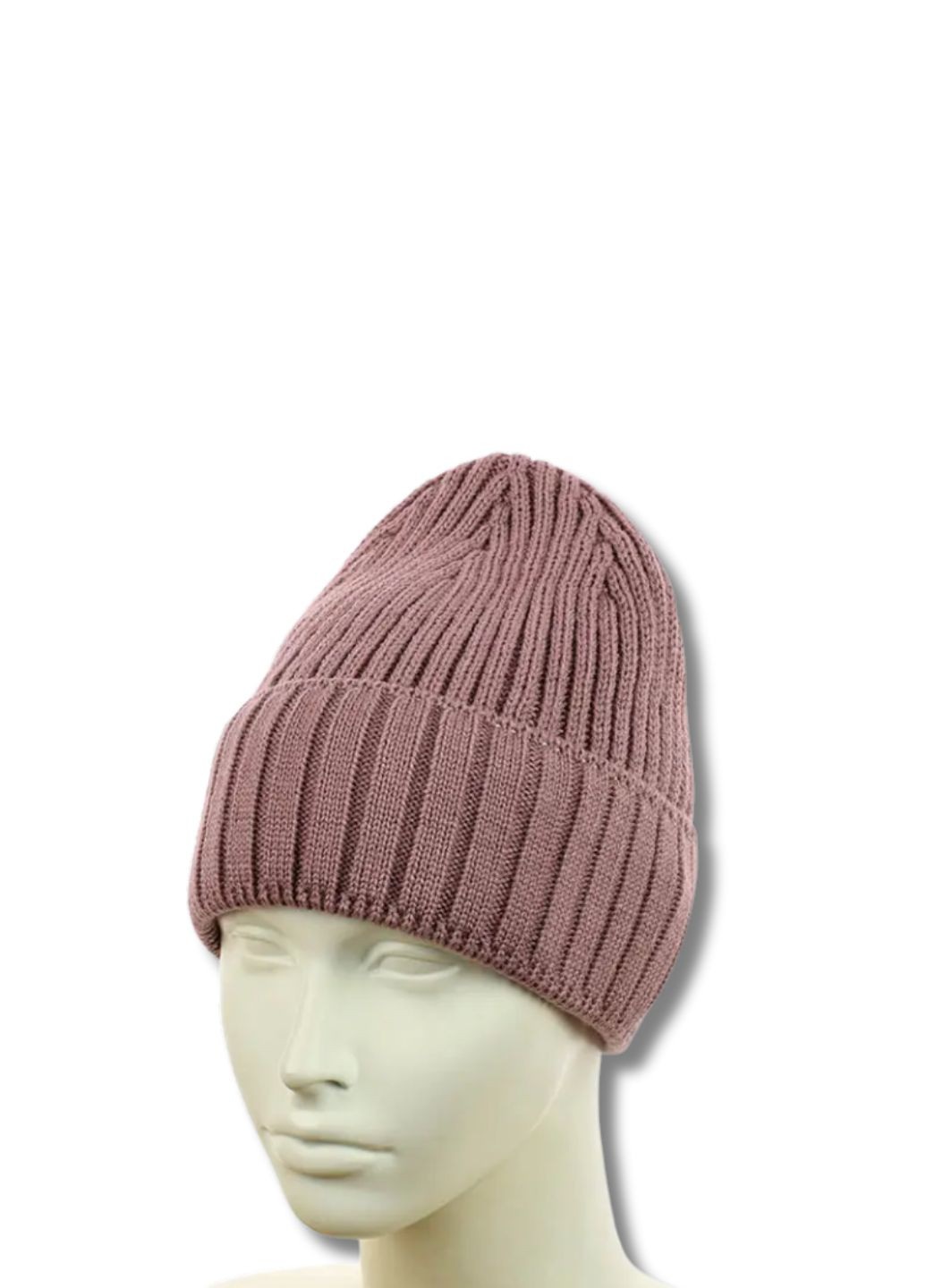 Молодежная зимняя шапка бини на флисе - Катрин No Brand Шапка біні Катрін (339597021)