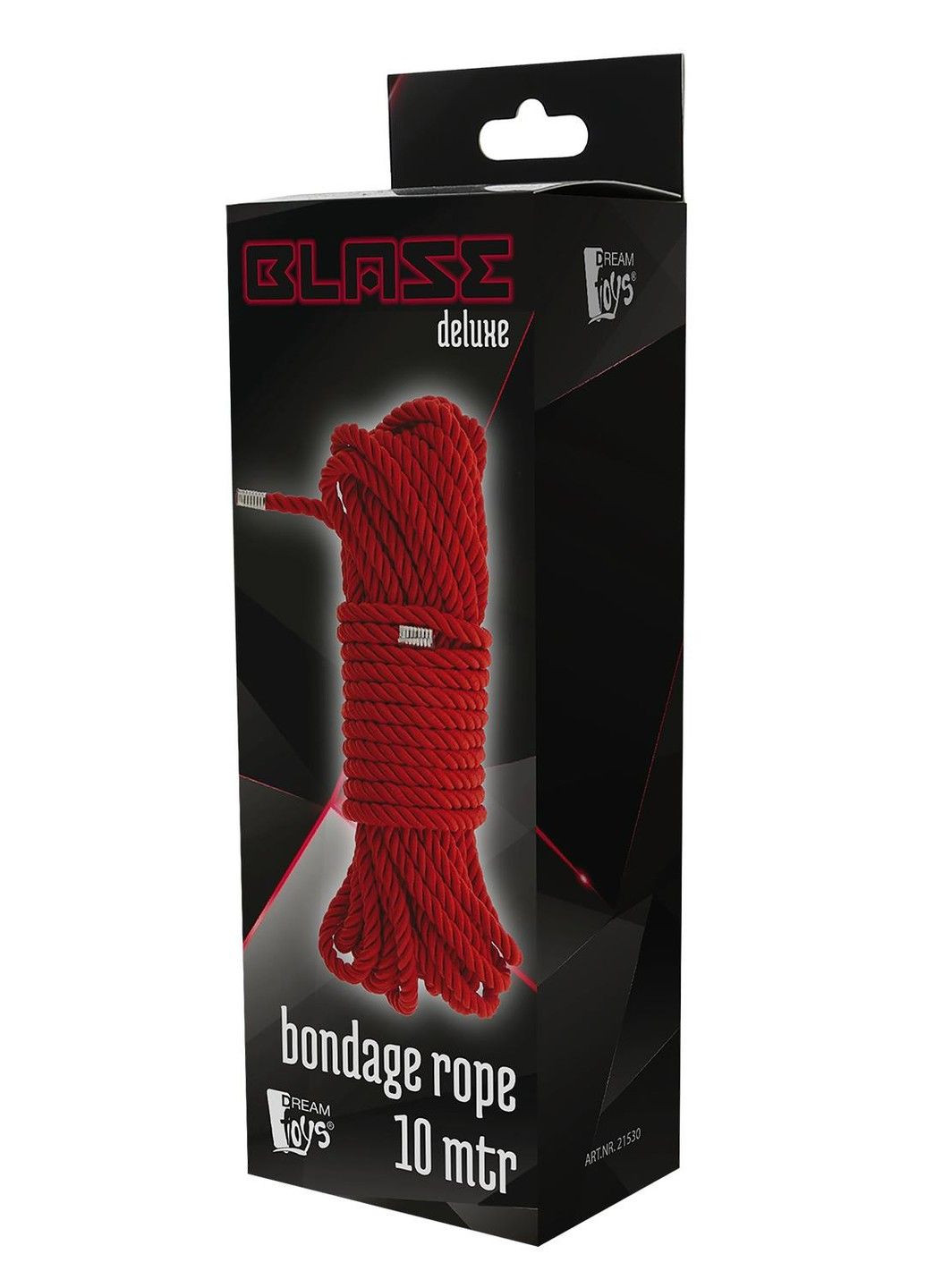 Веревка для бондажа BLAZE DELUXE BONDAGE ROPE 10M RED Dreamtoys (290667578)