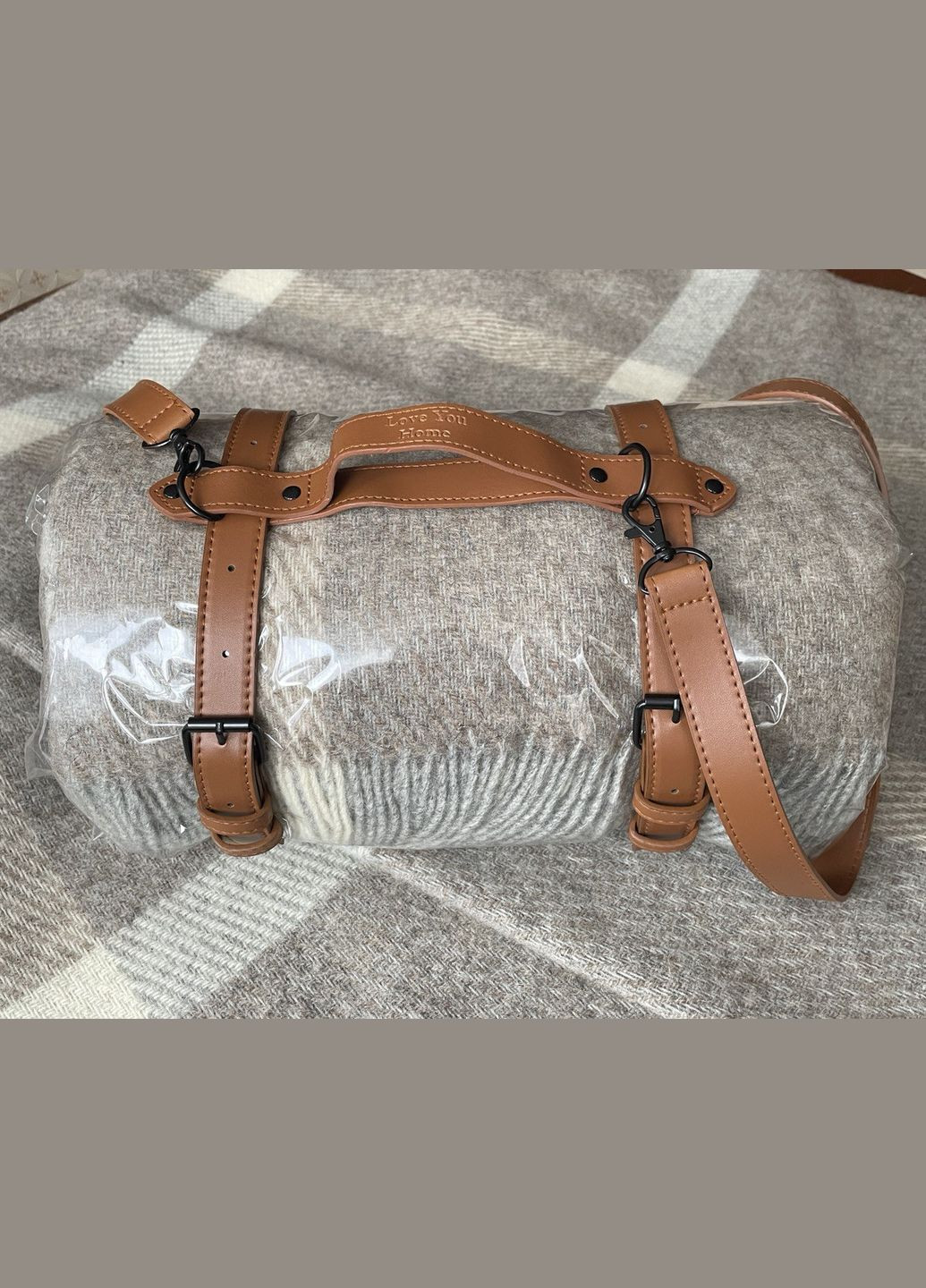 Плед тревел шерсть см Love You 6134 (315690668)