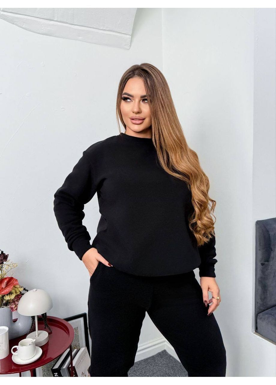 Универсальный базовый костюм из мягкой тринитки на флисе Vakko (367431708)