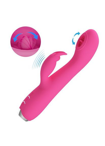 Вібратор Rachel Licking Vibrator Magenta - CherryLove Pretty Love (329153053)