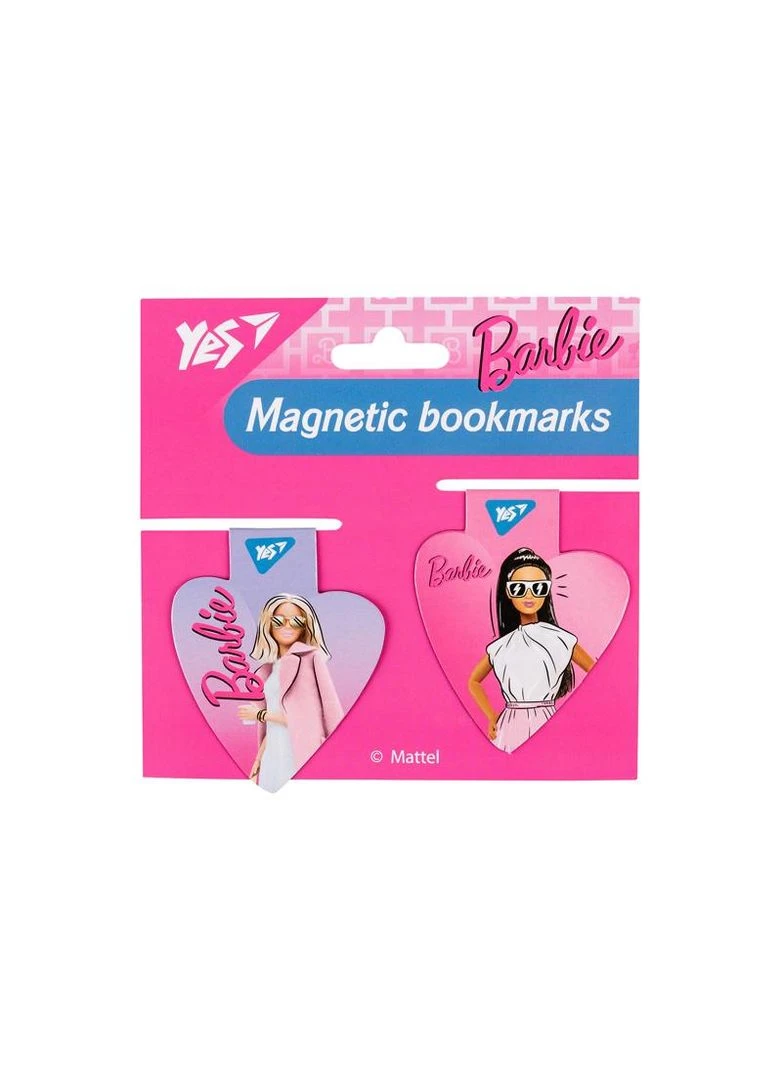 Закладки магнитные "Barbie heart", 2шт 708110 Yes (389901311)