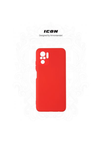 Чехол для мобильного телефона ICON Case Xiaomi Redmi Note 10/Note 10s/Poco M5s Red (ARM61760) ArmorStandart icon case xiaomi redmi note 10 / note 10s / poco m (282957049)