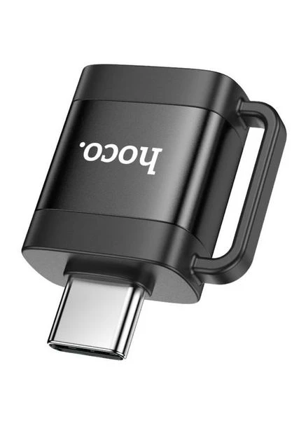 Адаптер UA31C USB-USB Type-C Black (6942007628129) Hoco (335237663)