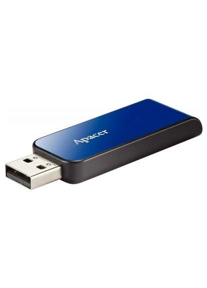 USB флеш накопичувач 64GB AH334 blue USB 2.0 (AP64GAH334U-1) Apacer (278366851)