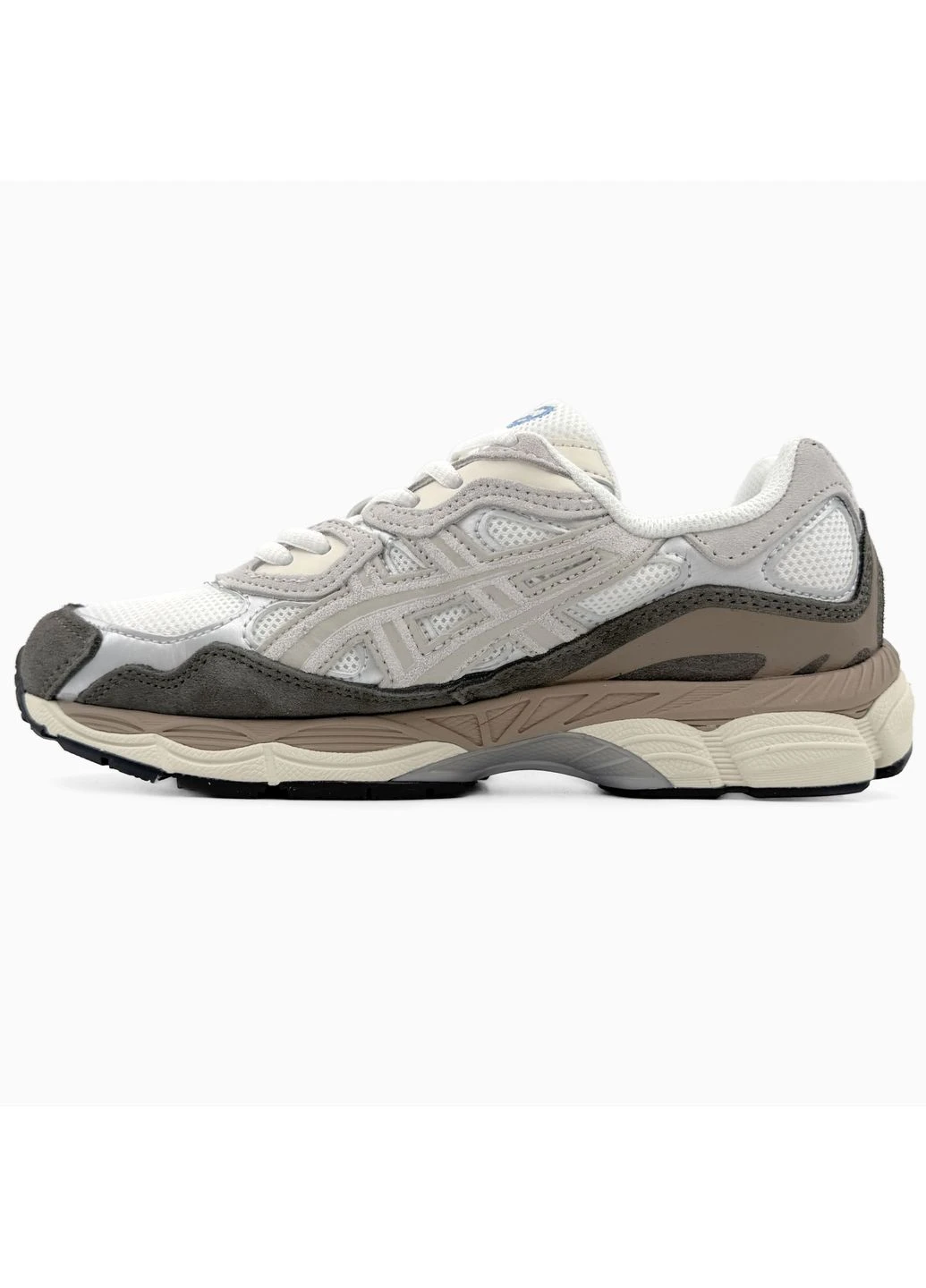 Бежеві кросівки чоловічі asics gel-nyc brown/cream асікс гель нюк бежеві демісезон No Brand