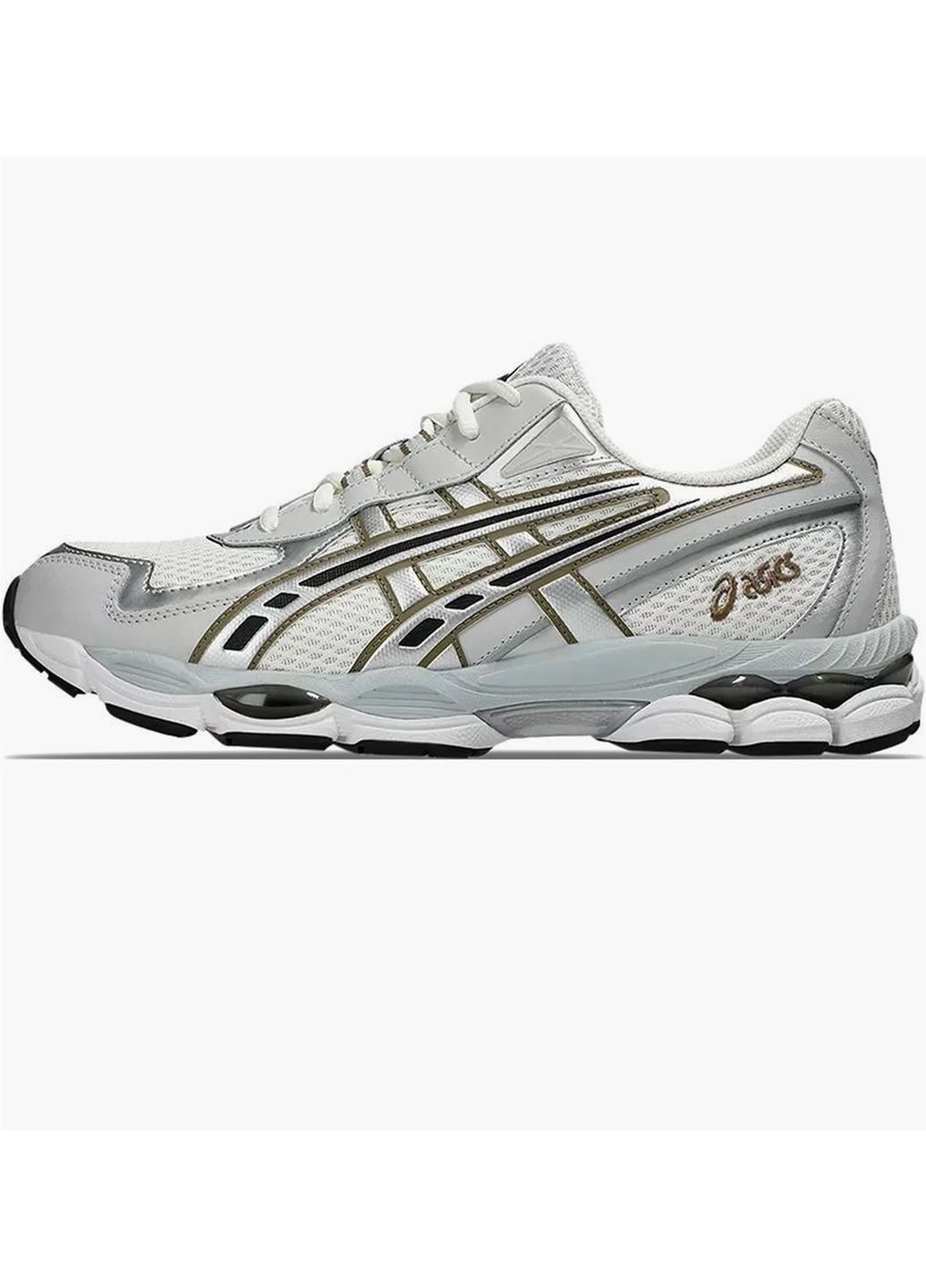 Сірі всесезонні кросівки унісекс gel-nyc 2055 grey 1203a542-100 Asics