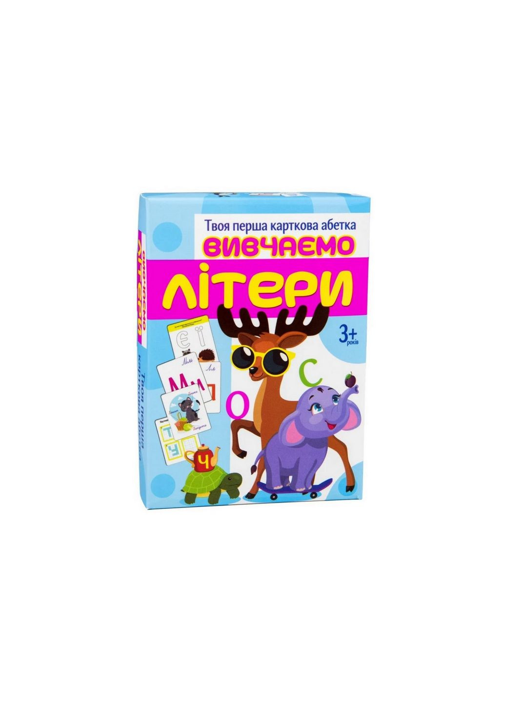 Карточки обучающие "Учим буквы" 32066 на украинском языке Strateg (286379859)