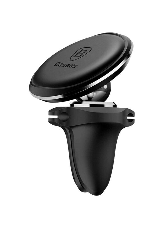 Автодержатель Magnetic Air Vent Car Mount With Cable Clip Black (16105) Baseus (316696315)