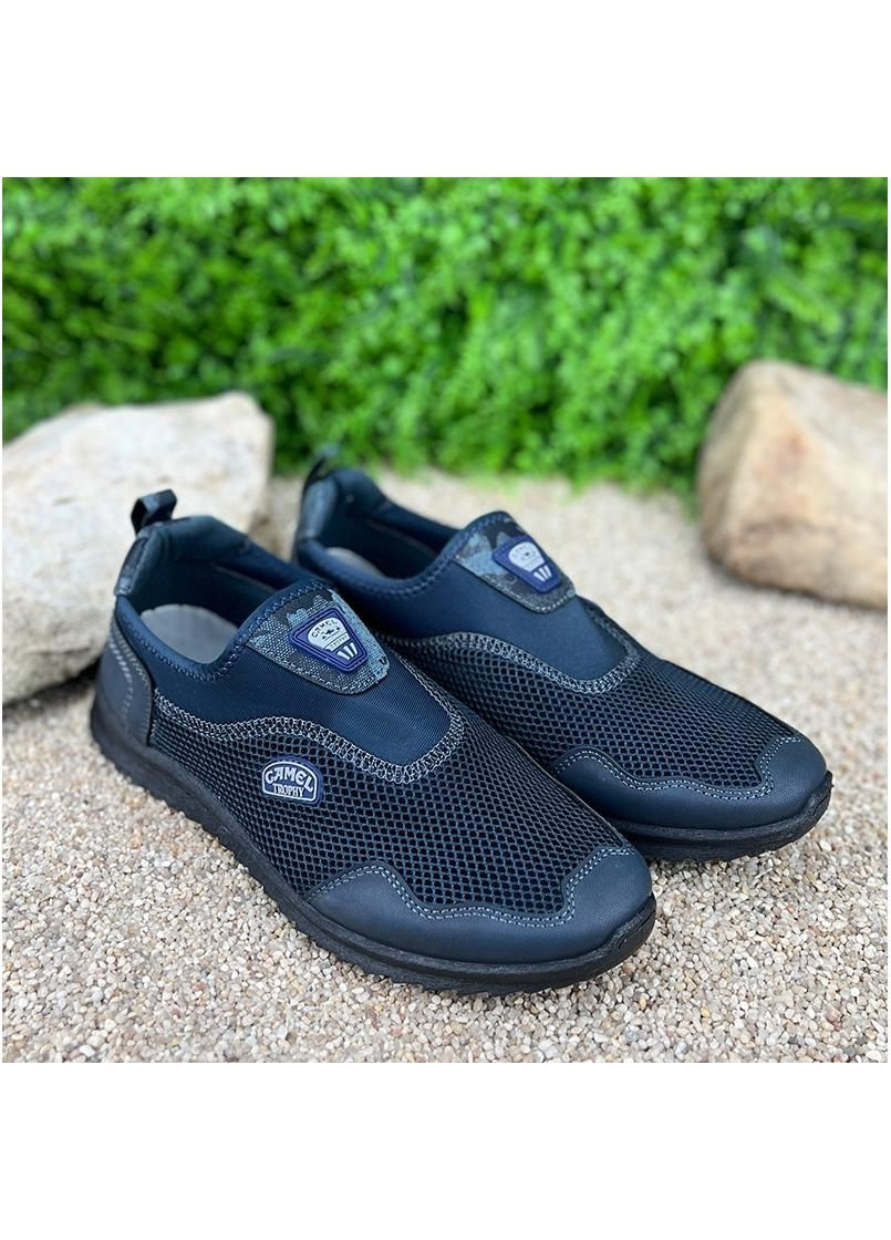 Синие чоловiчi мокасини в перфорацiю vs-002901-3 синi Dago