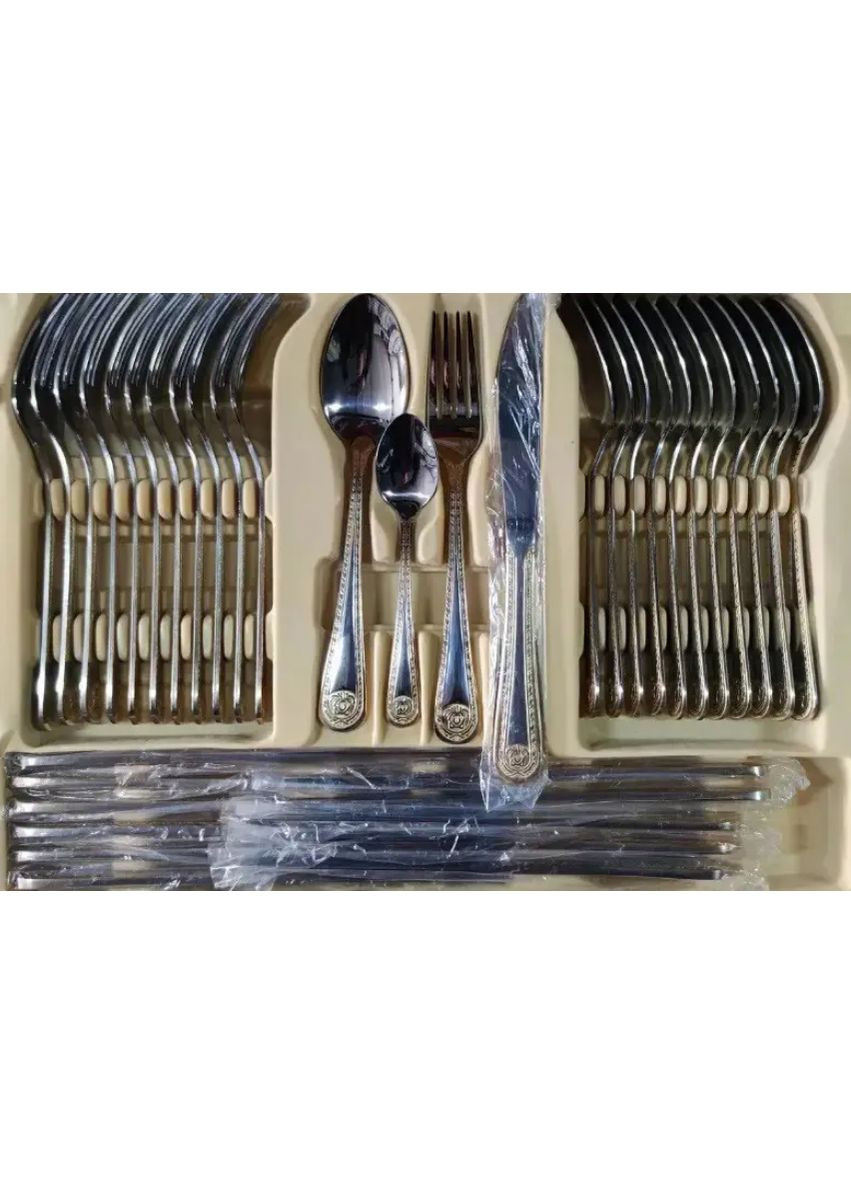 Набір столових приладів із позолотою Bachmayer BM-7882 72 предмети 12 персон No Brand (306557426)