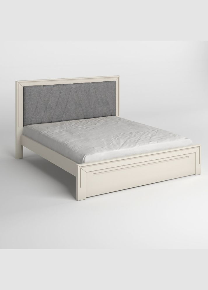 Двоспальне дерев'яне ліжко Торонто Т2 (S2005Y50R)/Аляска 93 (сірий) 160х200 см (MBG-10104) Mebigrand (368278483)