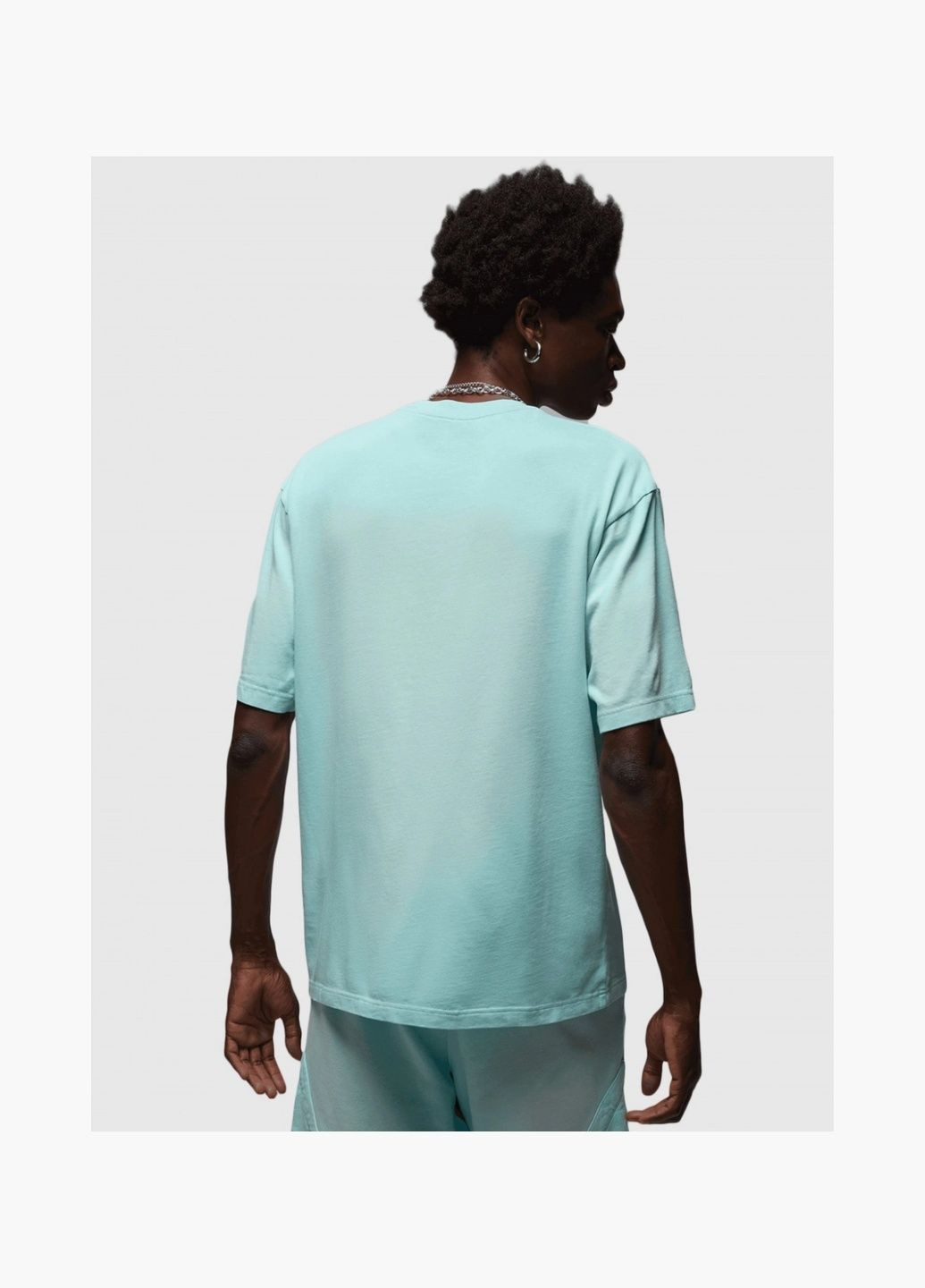 Голубая мужская футболка essentials ss tee light blue fz1914-368 Air Jordan