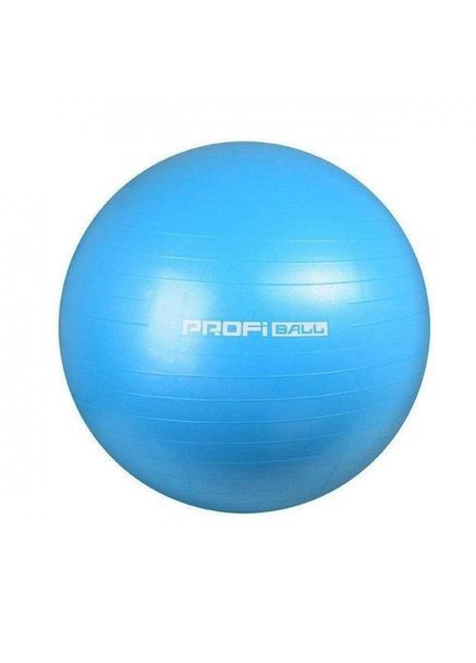 Мяч гимнастический ProfiBall фитбол для фитнеса аэробики и йоги 65см 800 гр синий (M0276-1BL) MFC (365544314)