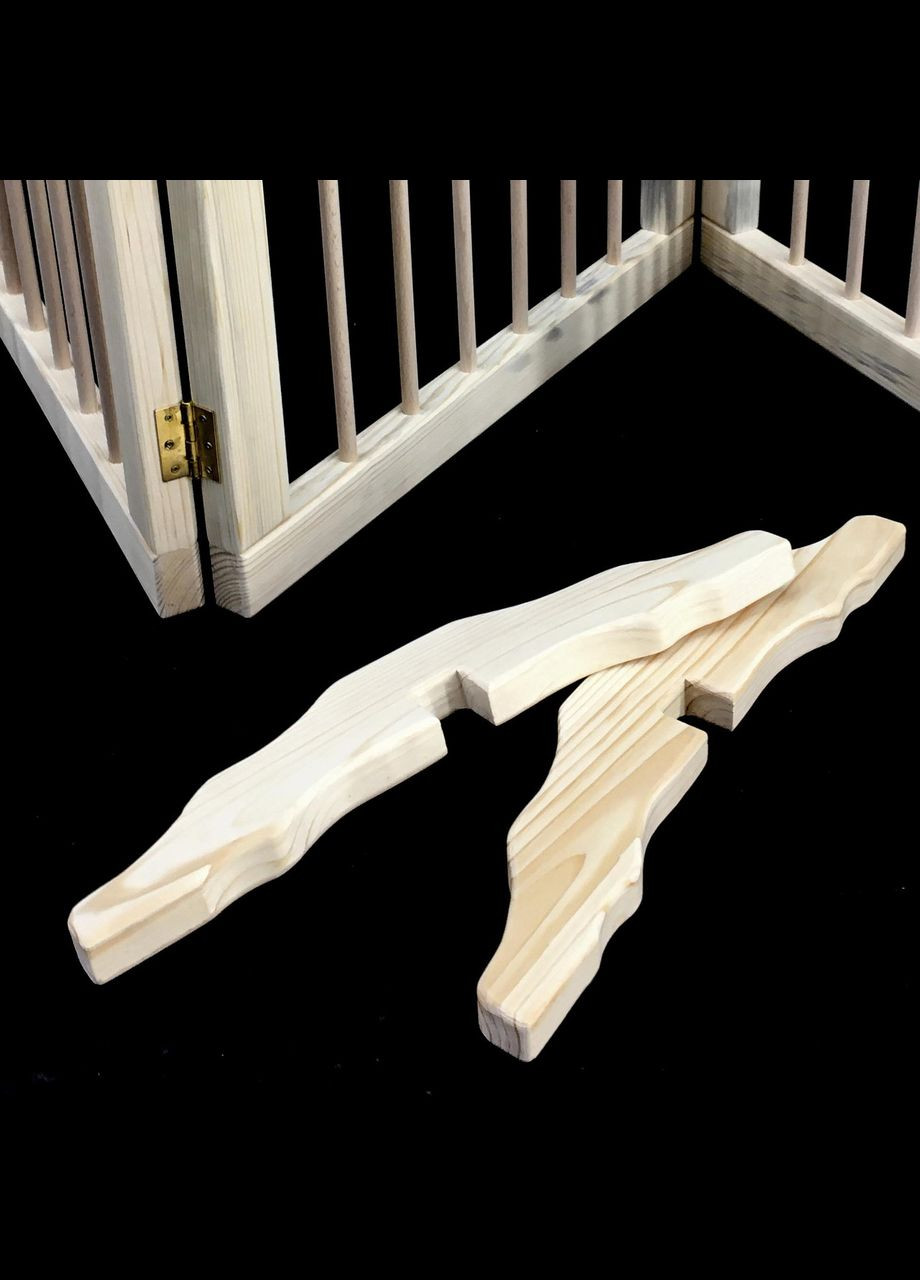 Парканчик обмежувач з дерева Гурсі 460 бланже (ЗБО-460701) No Brand (328605645)