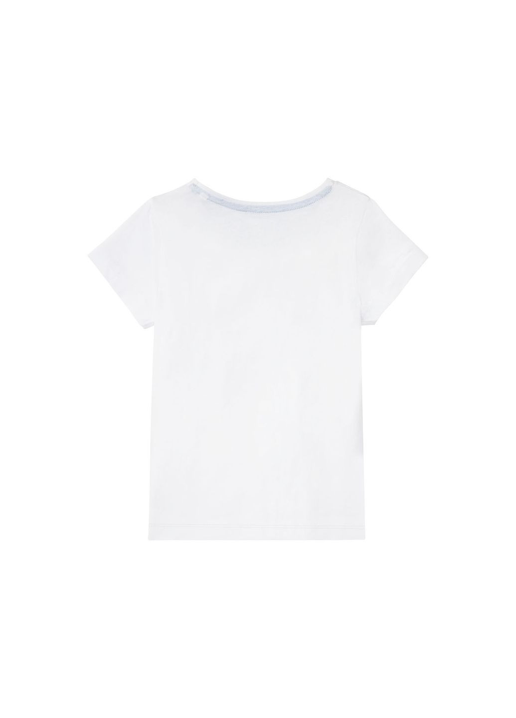 Біла піжама (футболка і шорти) для дівчинки емоджи 370071 білий Disney